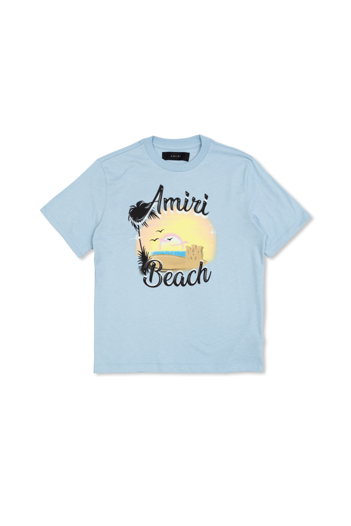 Tシャツ・カットソー Amiri MY BABY T-SHIRT Luxury T-shirt for children - White Amiri T-shirt with sunny